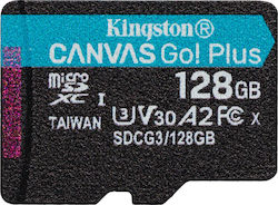 Kingston Canvas Go! Plus microSDXC 128GB Class 10 U3 V30 A2 UHS-I