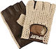 Lampa Gloves for Work Driver Brown Leather Guide Half 1pcs