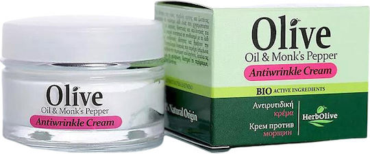 Madis Herbolive Olive Oil & Monk's Pepper Creme Gesicht mit Aloe Vera 50ml