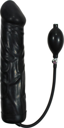 You2Toys Giant Latex Balloon Glasdildo Aufblasbar Mit Saugnapf Schwarz 24cm