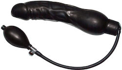 Black Latex Balloon Anal Dildo