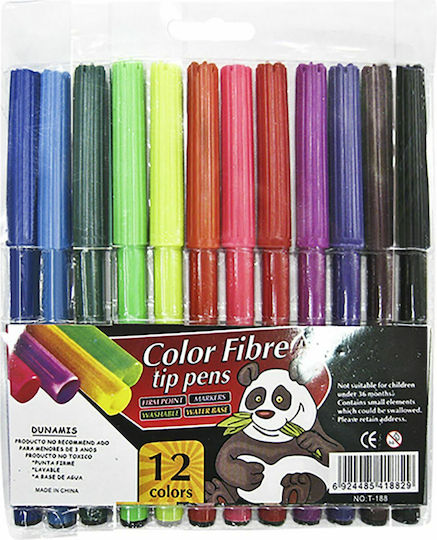 Justnote Drawing Markers 2mm Thin Set 12pcs