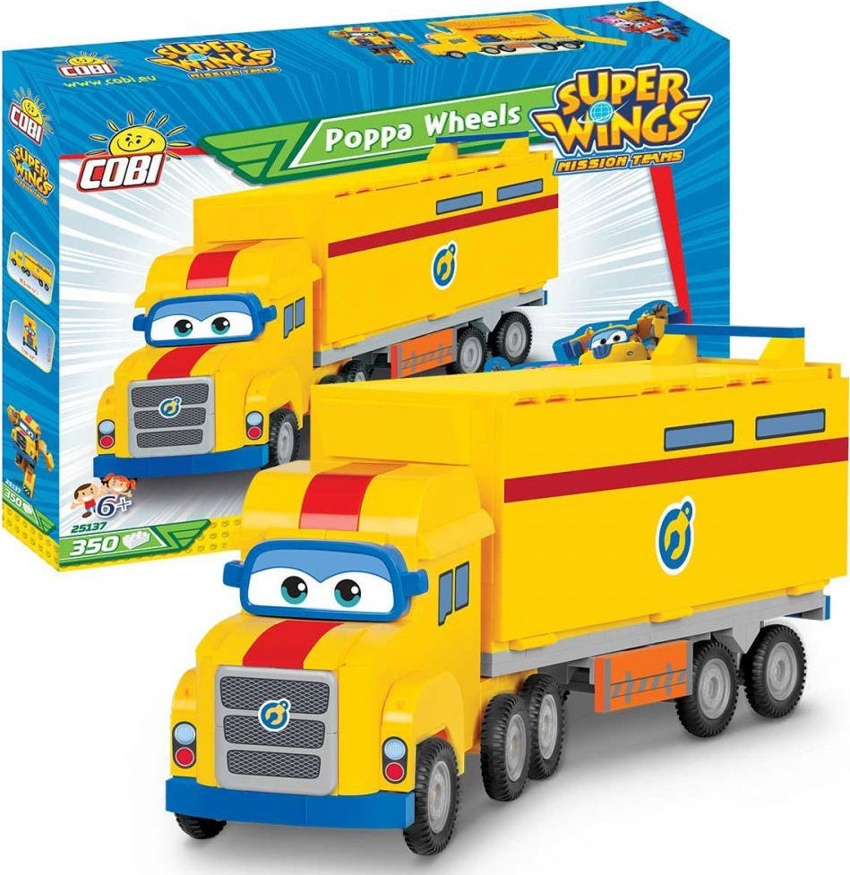 Cobi Τουβλάκια Poppa Wheels Super Wings για 6+ Ετών 350τμχ COBI25137 Skroutz.gr