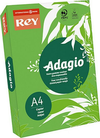 Rey Adagio 52 Έντονο Πράσινο 160gr/m² A4 250 φύλλα