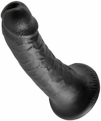 King Cock Dildo realist Cu ventuză Negru 15cm