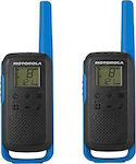 Motorola Talkabout T62 Ασύρματος Πομποδέκτης PMR με Μονόχρωμη Οθόνη Σετ 2τμχ Σε Μπλε Χρώμα