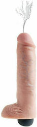 King Cock King Cock Ρεαλιστικό Dildo με Όρχεις και Δυνατότητα Εκσπερμάτωσης Flesh 25cm