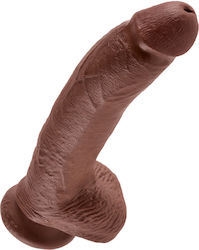 King Cock Dildo realist cu Testicule și Ventuză...