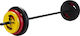 Pure2Improve Body-Pump Μπάρα Σετ με Βάρη 20kg Μήκους 130cm χωρίς Κολάρα