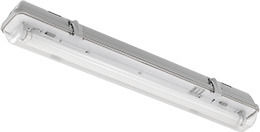 Elmark Bella Single-Ended Outdoor Lighting Batten T8 with LED Lamp 9W 60cm