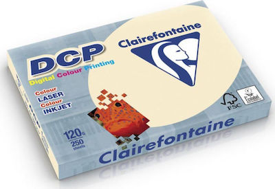 Clairefontaine DCP Hârtie de Imprimare A4 120gr/m² 1x250 foi Ivory 6824C