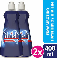 Finish Rinse Aid Regular Brightener Liquid 2x400ml