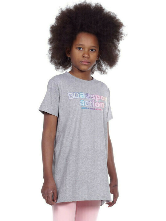 Kinder-T-Shirt Gray