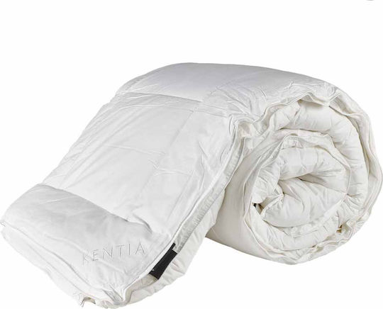 Kentia Duvet Semi-double with Hollowfiber Filling 180x240cm 4 Seasons White 400 GSMGsm