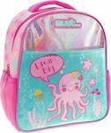 Must Octopus Σχολική Τσάντα Πλάτης Νηπιαγωγείου σε Ροζ χρώμα Μ27 x Π10 x Υ31cm