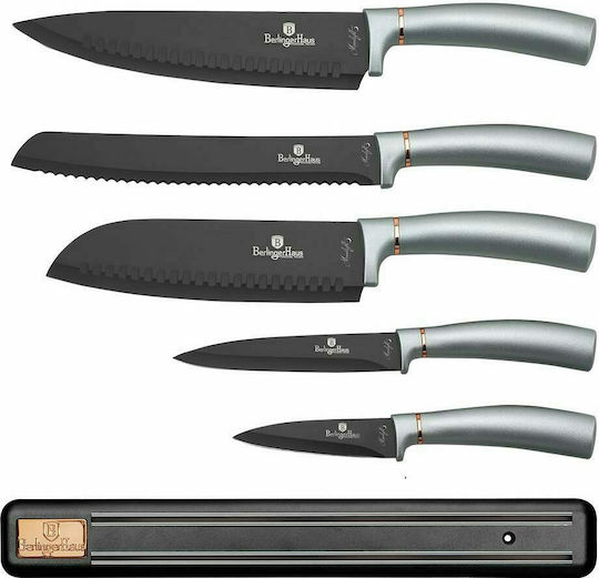 Berlinger Haus Moonlight Collection Knife Set with Block from Stainless Steel 5pcs