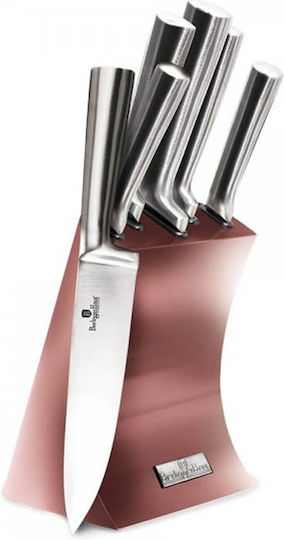 Berlinger Haus Rose Set Knives with Base Made of Stainless Steel 6 Pieces