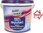 Durostick 100% Ακρυλικό Plastic Acrilyc Paint for Interior and Exterior Use Ceramides 10lt