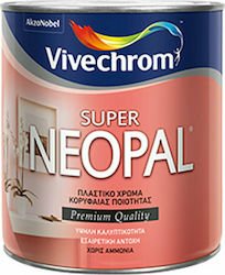 Vivechrom Super Neopal Πλαστικό Χρώμα για Εσωτερική Χρήση Μάυρο 750ml Vivechrom Super Neopal Πλαστικό Χρώμα για Εσωτερική Χρήση Μάυρο 750ml