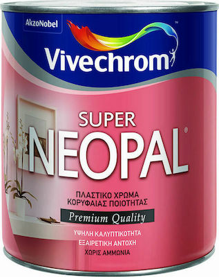 Vivechrom Super Neopal Plastik Farbe für Innenbereich Verwendung Κόκκινο 750ml