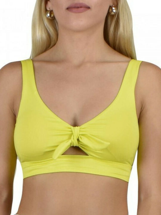 Blu4u Bikini Μπουστάκι με Ενίσχυση Κίτρινο