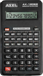 Axel AX-1206E Scientific Calculator 1-Line Display with 10 Digits Black