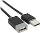 Prolink USB 2.0 Cable USB-A male - USB-A female 1.5m (PB467-0150)