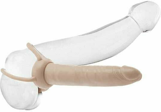 Calexotics Accommodator Dual Penetrator με Dildo 13cm στο χρώμα του δέρματος