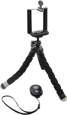 Ezra ST-03 Cell Phone Tripod with Bluetooth Black 04002FLX50BK