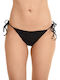 Blu4u Bikini Slip with Ties Black