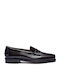 Classic Dan Men's Leather Loafers Burgundy