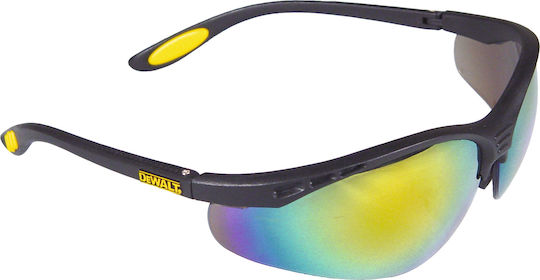 Dewalt Reinforcer Safety Glasses for Protection Mirrored 1pcs