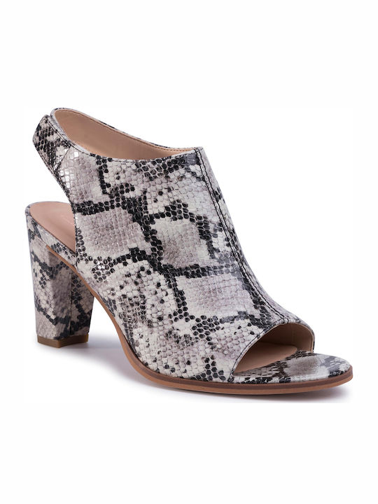 Kaylin85 Sling Leder Sandalen Anatomisch Gray