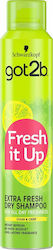 Schwarzkopf Got2b Instant Fresh-Up Dry Shampoos for All Hair Types 200ml