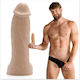 Fleshlight Colby Keller Dildo Реалистично дилдо с тестиси Плът 19см