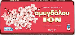 ION Αμυγδάλου Σοκολάτα Γάλακτος αμύγδαλο 100gr