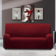 SB Home Sabrina Elastic Cover for Two Seater Sofa Bordo 130x180cm 1pcs 03.00454