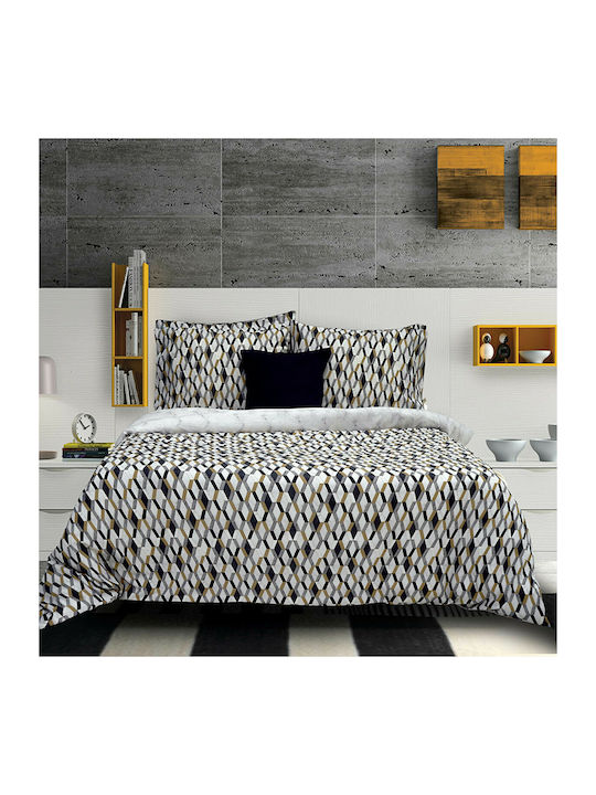SB Home Bettwäsche-Set Einzel 170x260cm. Denise Gold 3Stück
