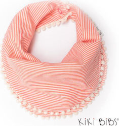 Kiki Bibs Pompon Bandana material textil cu but...