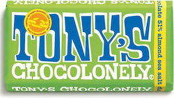 Tony's Chocolonely cu migdale și sare de mare cu 51% Cacao 180Traduceți în limba 'română' următoarea unitate de specificațiepentru un site de comerț electronic în categoria 'Ciocolată'.Răspundeți doar cu traducerea.gr 1buc