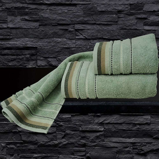 SB Home Sesilia Hand Towel 30x50cm Green Weight 500gsm