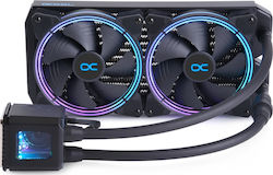 Alphacool Aurora 280 Digital RGB Wasserkühlung für Prozessor Doppelter Ventilator 140mm für Sockel AM4/AM5/1200/115x