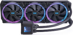 Alphacool Aurora 420 Digital RGB Υδρόψυξη Επεξεργαστή Τριπλού Ανεμιστήρα 140mm για Socket AM4/AM5/1200/115x