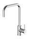 Ottone Meloda Kitchen Faucet Counter Silver