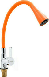 KVKB Artemis Tall Counter with Shower Inox Orange KVKB Artemis Tall Counter with Shower Inox Orange