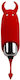 Adrien Lastic Devol Vibrator Bullet 8.5cm Red