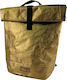 Tesoro Washable Paper Gold Σχολική Τσάντα Πλάτης Γυμνασίου - Λυκείου Χρυσή