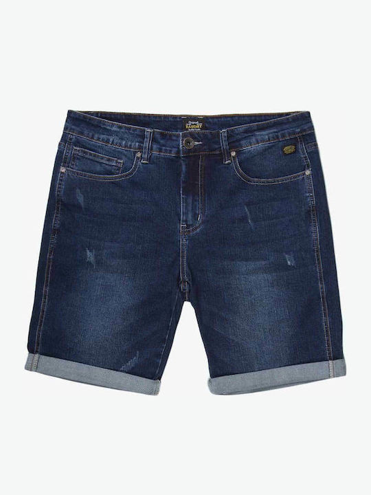 Basehit Ανδρική Βερμούδα Τζιν Dark Blue