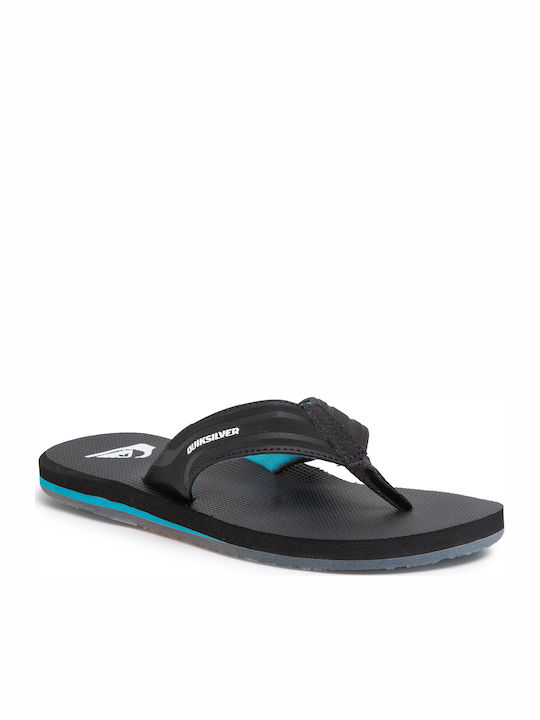 Quiksilver Men's Flip Flops Black AQYL100988-XKKB