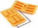 Silikomart No Coating Silicone Chocolates 7 Cups Baking Pan Marsigliese Sf114 9.5x3.5x2.5cm
